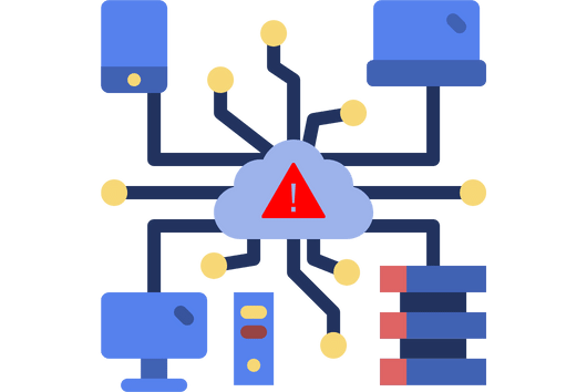 Network security alert with connected devices