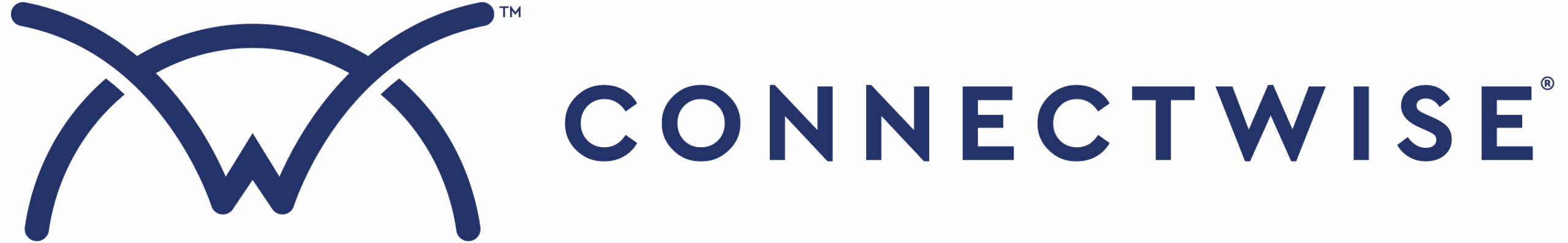 ConnectWise branding featuring abstract owl shape