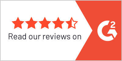 Five-star reviews on G2 platform