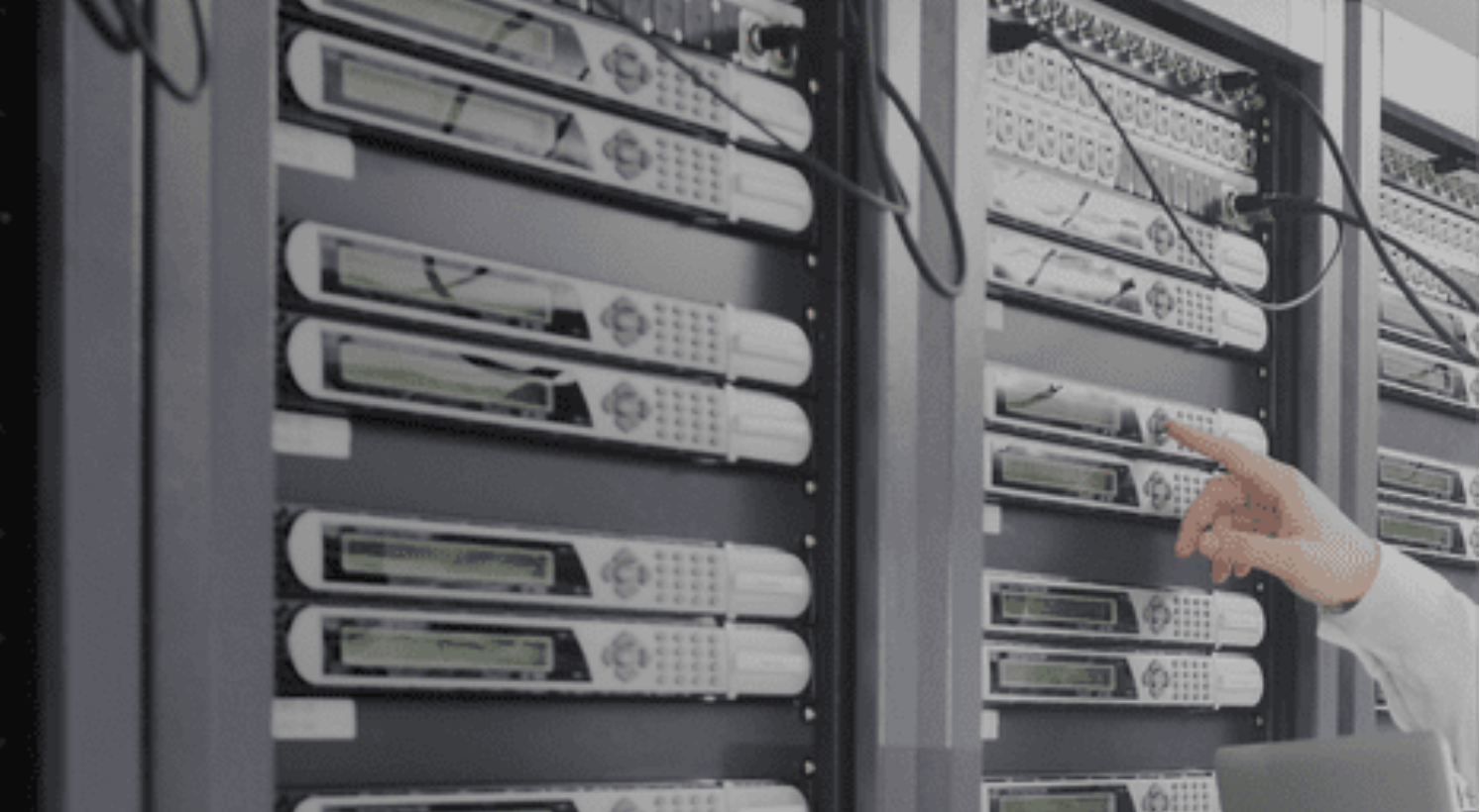 Hand adjusting data center hardware