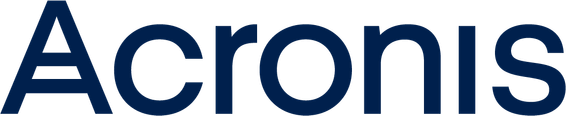 Dark blue Acronis brand logo